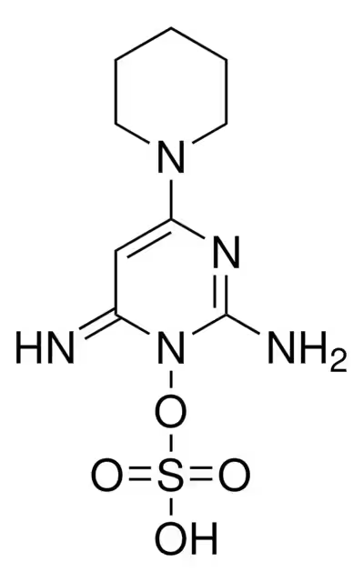 Minoxidil sulfate structure, CAS 83701-22-8