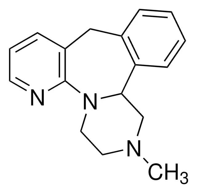 Mirtazapine structure, CAS 85650-52-8