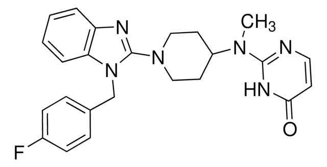 Mizolastine structure, CAS 108612-45-9