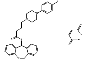 Monatepil structure, CAS 132019-54-6
