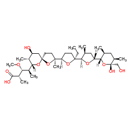 Monensin structure, CAS 17090-79-8