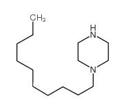 1-Decylpiperazine structure, CAS 63207-03-4