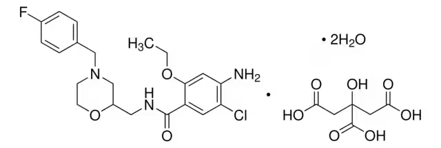 Mosapride citrate dihydrate structure, CAS 156925-25-6