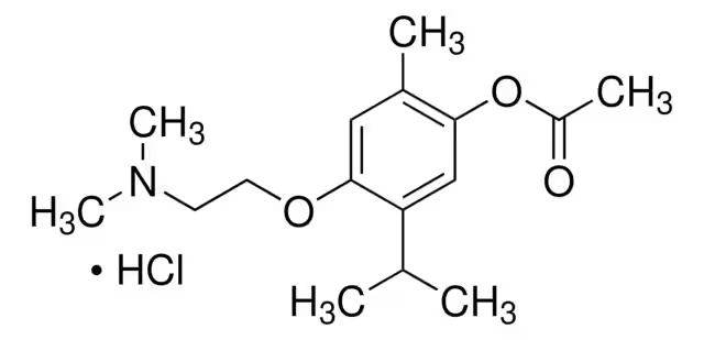 Moxisylyte hydrochloride structure, CAS 964-52-3