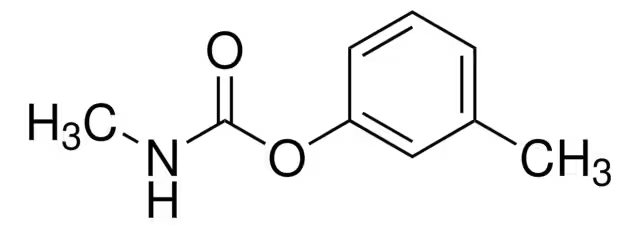 m-Tolyl methylcarbamate structure, CAS 1129-41-5
