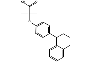 Nafenopin structure, CAS 3771-19-5