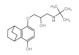 Nafetolol structure, CAS 42050-23-7