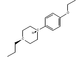 1-Ethoxy-4-(trans-4-n-propylcyclohexyl)benzene structure, CAS 80944-44-1