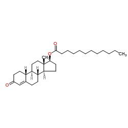 Nandrolone laurate structure, CAS 26490-31-3
