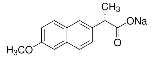 Naproxen sodium structure, CAS 26159-34-2