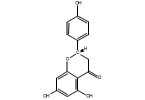 Naringenin structure, CAS 480-41-1