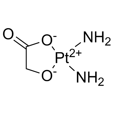 Nedaplatin structure, CAS 95734-82-0