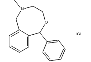 Nefopam hydrochloride structure, CAS 23327-57-3