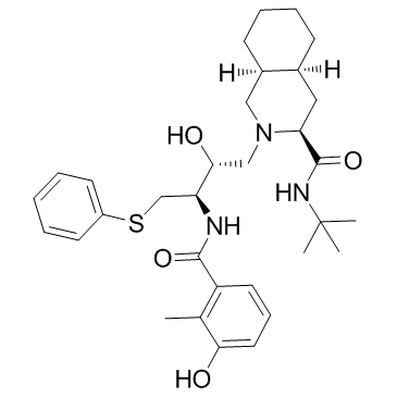 Nelfinavir mesylate structure, CAS 159989-64-7