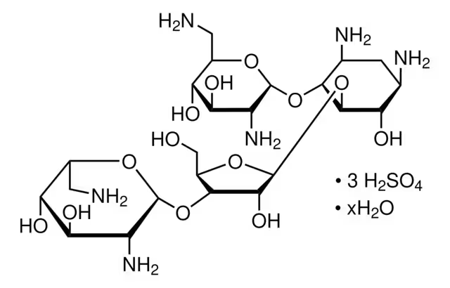 Neomycin sulfate structure, CAS 1405-10-3