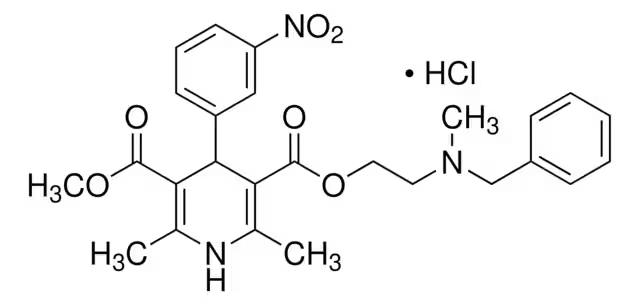 Nicardipine structure, CAS 55985-32-5