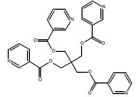 Niceritrol structure, CAS 5868-05-3