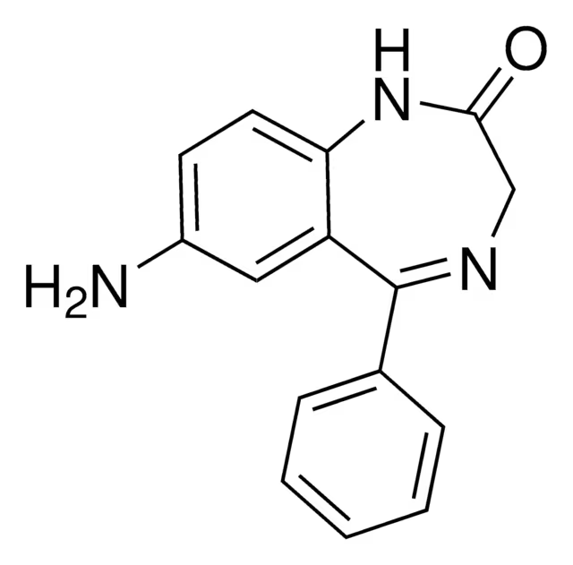 Nitrazepam structure, CAS 146-22-5
