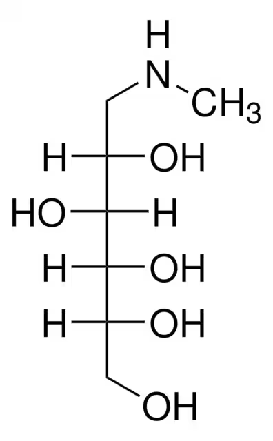 N-methyl glucamine antimoniate structure, CAS 133-51-7