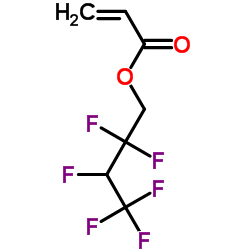 1H,1H,3H-Hexafluorobutyl acrylate structure, CAS 54052-90-3