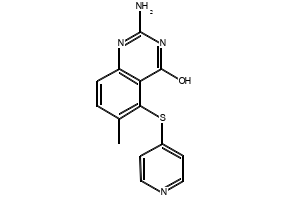 Nolatrexed structure, CAS 147149-76-6