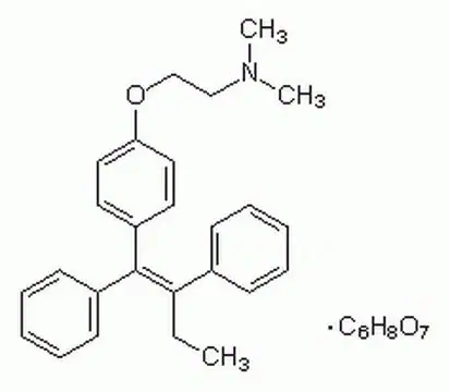 TAMOXIFEN CITRATE structure, CAS 54965-24-1
