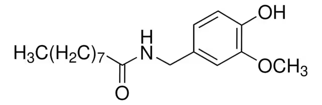 Nonivamide structure, CAS 2444-46-4
