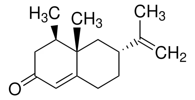Nootkatone structure, CAS 4674-50-4
