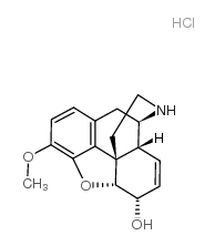 Norcodeine hydrochloride structure, CAS 14648-14-7