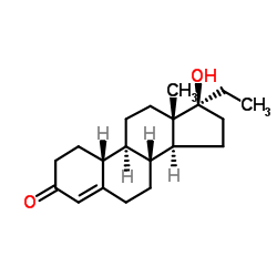 Norethandrolone structure, CAS 52-78-8
