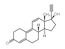 Norgestrienone structure, CAS 848-21-5