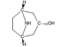 Nortropine structure, CAS 538-09-0