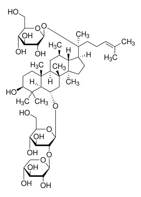 Notoginsenoside R1 structure, CAS 80418-24-2