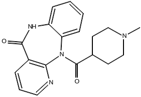 Nuvenzepine structure, CAS 96487-37-5