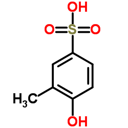 O-cresol-4-sulfonic acid structure, CAS 7134-04-5
