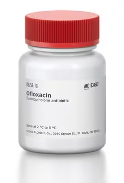 Ofloxacin structure, CAS 82419-36-1