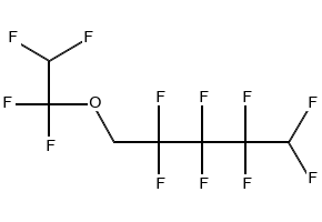 1H,1H,5H-Octafluoropentyl-1,1,2,2-tetrafluoroethylether structure, CAS 16627-71-7