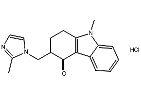 Ondansetron hydrochloride structure, CAS 99614-01-4