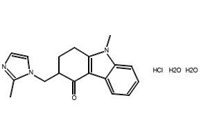 Ondansetron hydrochloride dihydrate structure, CAS 103639-04-9