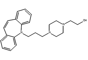 Opipramol structure, CAS 315-72-0