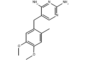 Ormetoprim structure, CAS 6981-18-6