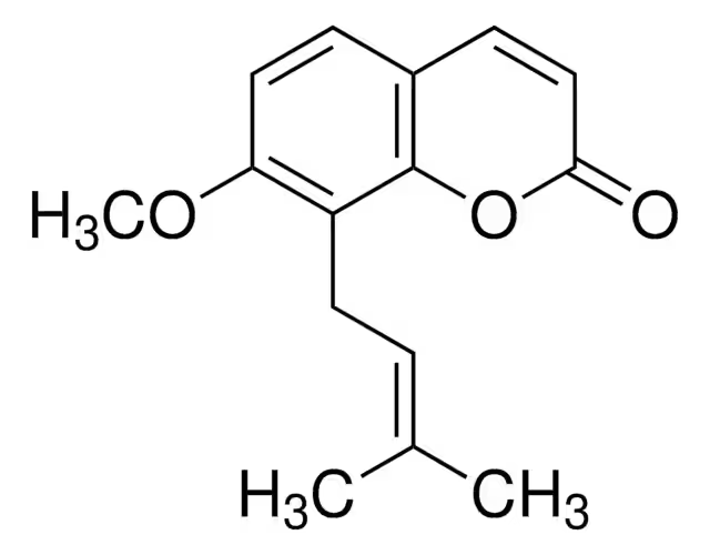 Osthole structure, CAS 484-12-8