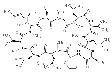 Oxeclosporin structure, CAS 135548-15-1