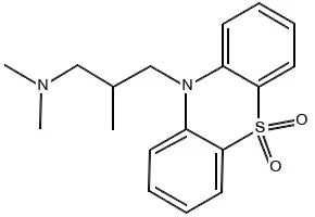 Oxomemazine structure, CAS 3689-50-7