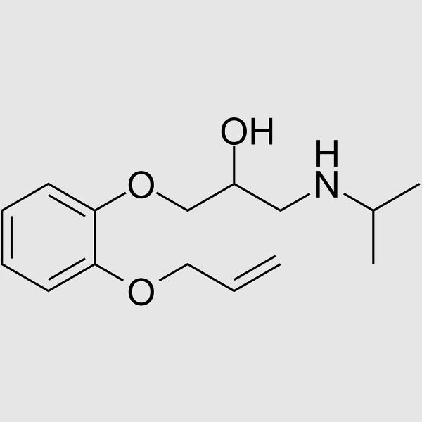 Oxprenolol structure, CAS 6452-71-7