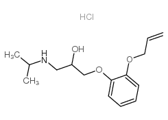 Oxprenolol Hydrochloride structure, CAS 6452-73-9