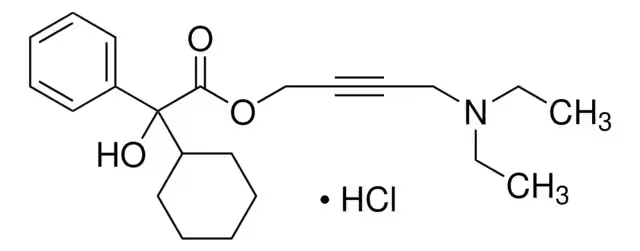 Oxybutynin hydrochloride structure, CAS 1508-65-2