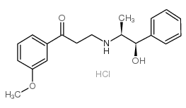Oxyfedrine structure, CAS 15687-41-9