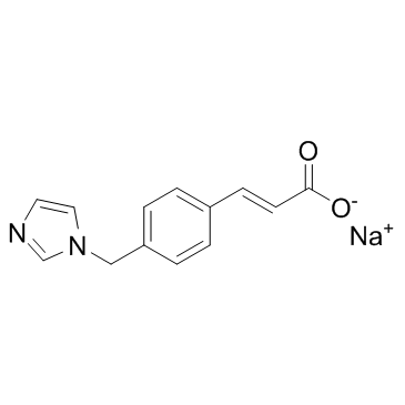Ozagrel sodium structure, CAS 130952-46-4