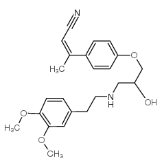 Pacrinolol structure, CAS 65655-59-6